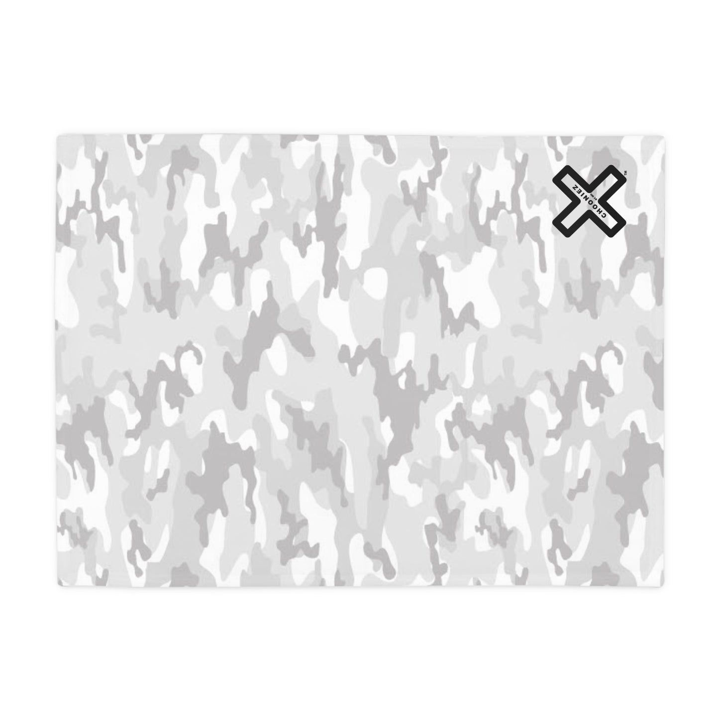 Snow Camo Plush Fleece Blanket -