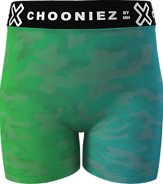 Girls' Everyday Boxer Brief (Ombre Camo) Green